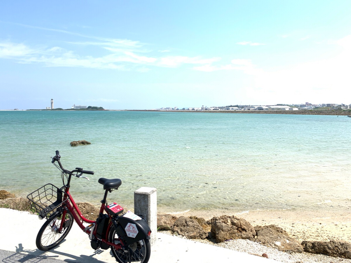 沖縄レンタサイクル ちゅらチャリで瀬長島まで走ってみる アラビアンマイラー マイルを貯めて旅に出ろ